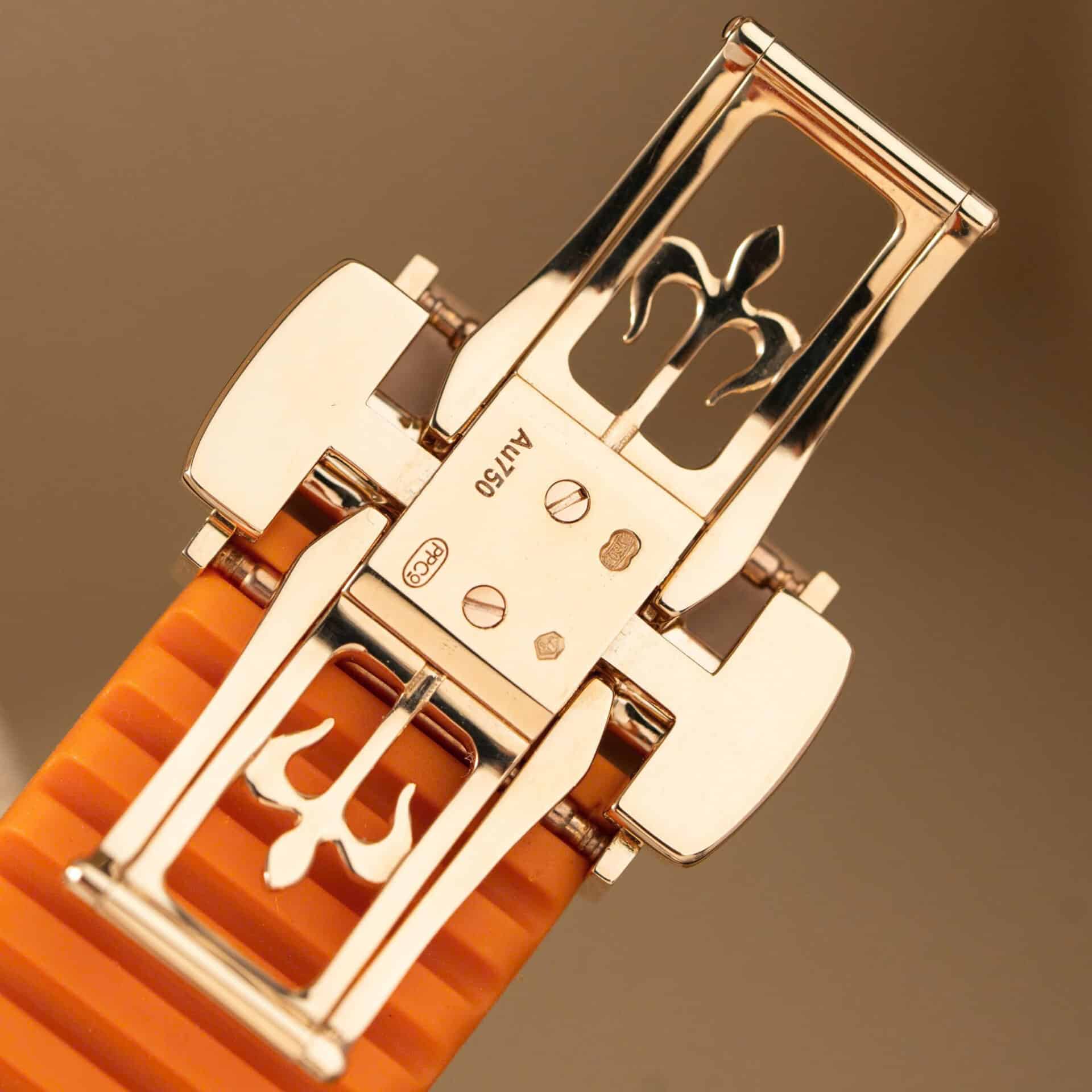 Patek Philippe Aquanaut 5167R-001 Brown Dial 18K Solid Gold Orange Rubber 40mm - Image 9