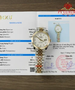 Rolex Datejust 126333 Two Tone 10K Yellow Gold Wrapped White MOP Dial Jubilee Bracelet Best Replica 41mm