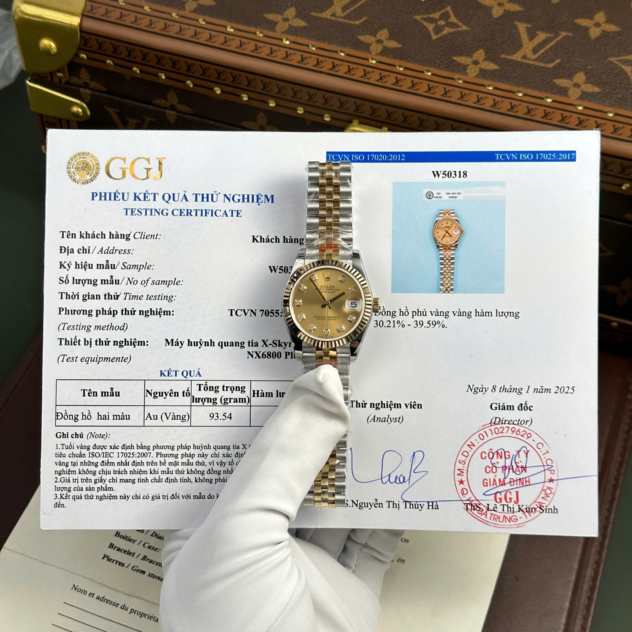 Rolex Datejust 278273 Champagne Diamond-set Dial 10K Yellow Gold Wrapped Jubilee Bracelet 1:1 Best Replica 31mm