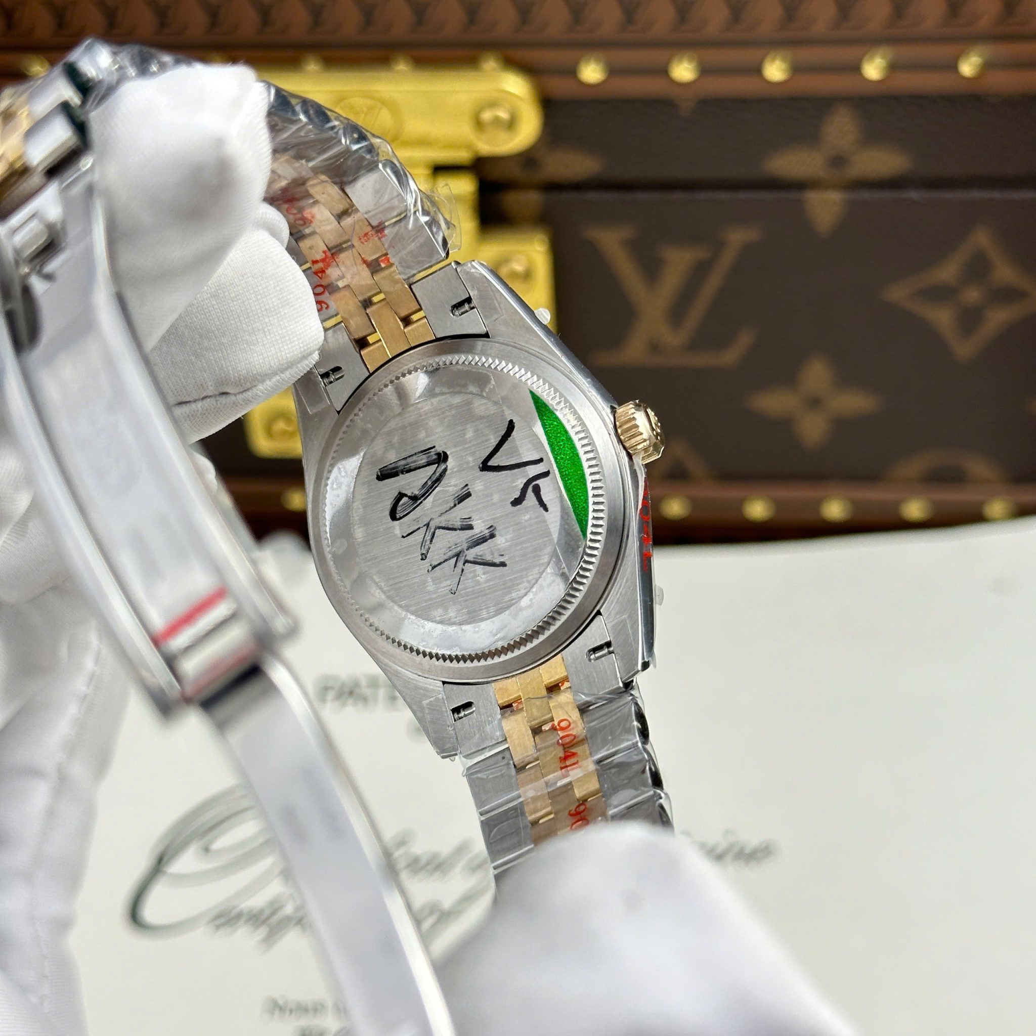 Rolex Datejust 278273 Champagne Diamond-set Dial 10K Yellow Gold Wrapped Jubilee Bracelet 1:1 Best Replica 31mm - Image 10