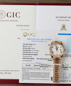 Rolex Day-Date 228235-0032 White Roman Index Dial 18K Rose Gold Wrapped Best Replica V3 GMF 40mm