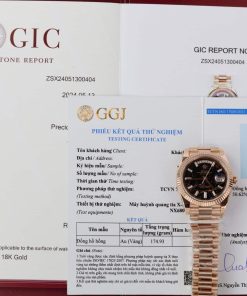 Rolex Day-Date 228235 Eisenkiesel Dial 18K Yellow Gold Wrapped 176g GMF V3 Super Clone 40mm