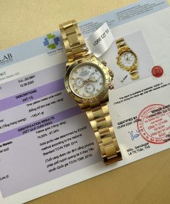 Rolex Daytona 116508 18K Yellow Gold Wrapped MOP Dial Best Replica 40mm