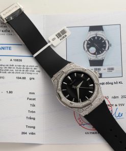 Hublot Classic Fusion Orlinski Titanium Pavé Black Dial Custom Full Moissanite 1:1 Copy 40mm