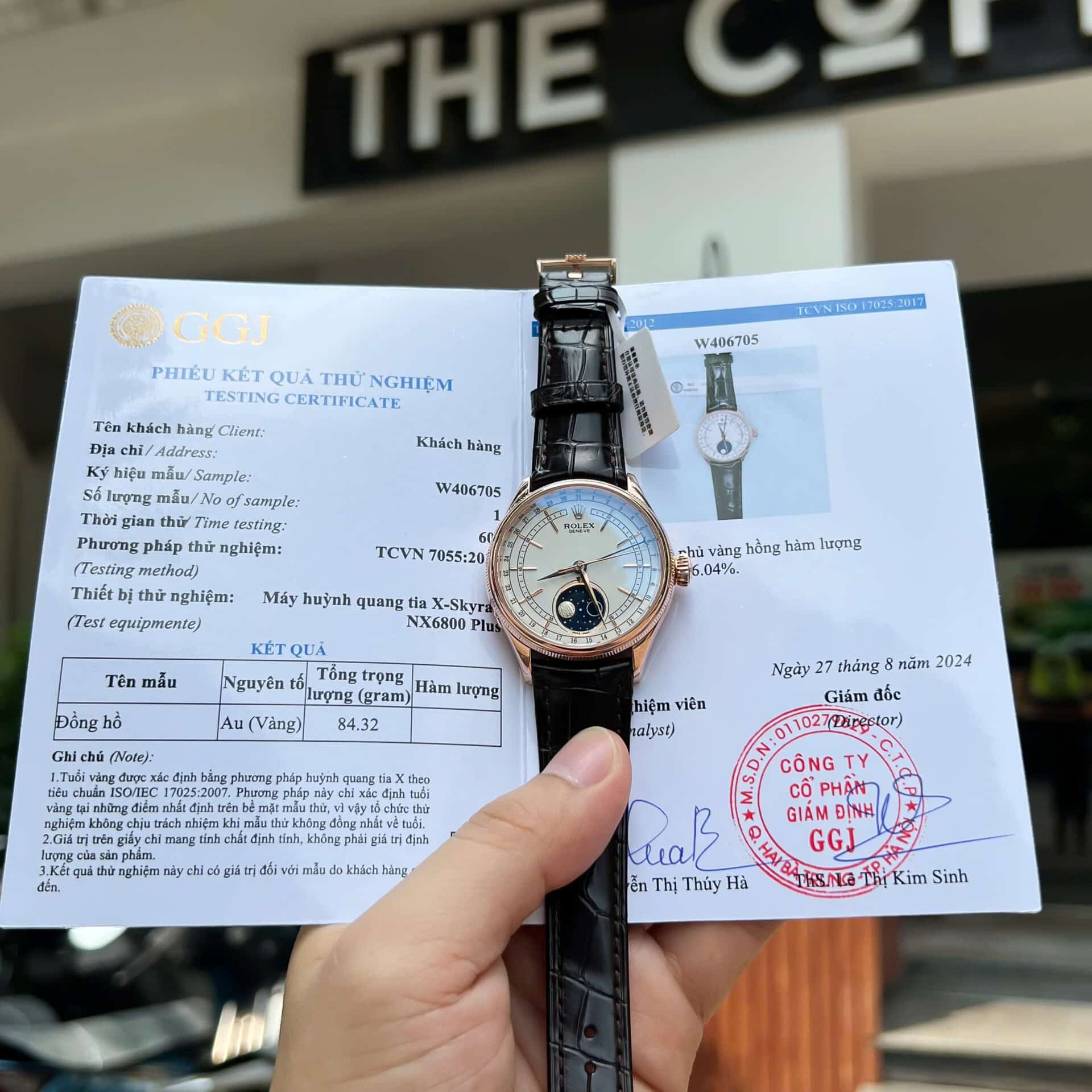 Rolex Cellini Moonphase 50535 18K Rose Gold Wrapped Leather Best Replica 39mm