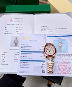 Rolex Day-Date 228398TRU 18K Gold Wrapped Custom Moissanite Dial Ruby Bezel GMF V3 Super Clone 40mm