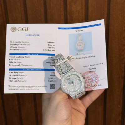 Patek Philippe Nautilus 5711 Iced Out Moissanite Best Quality Replica 40mm