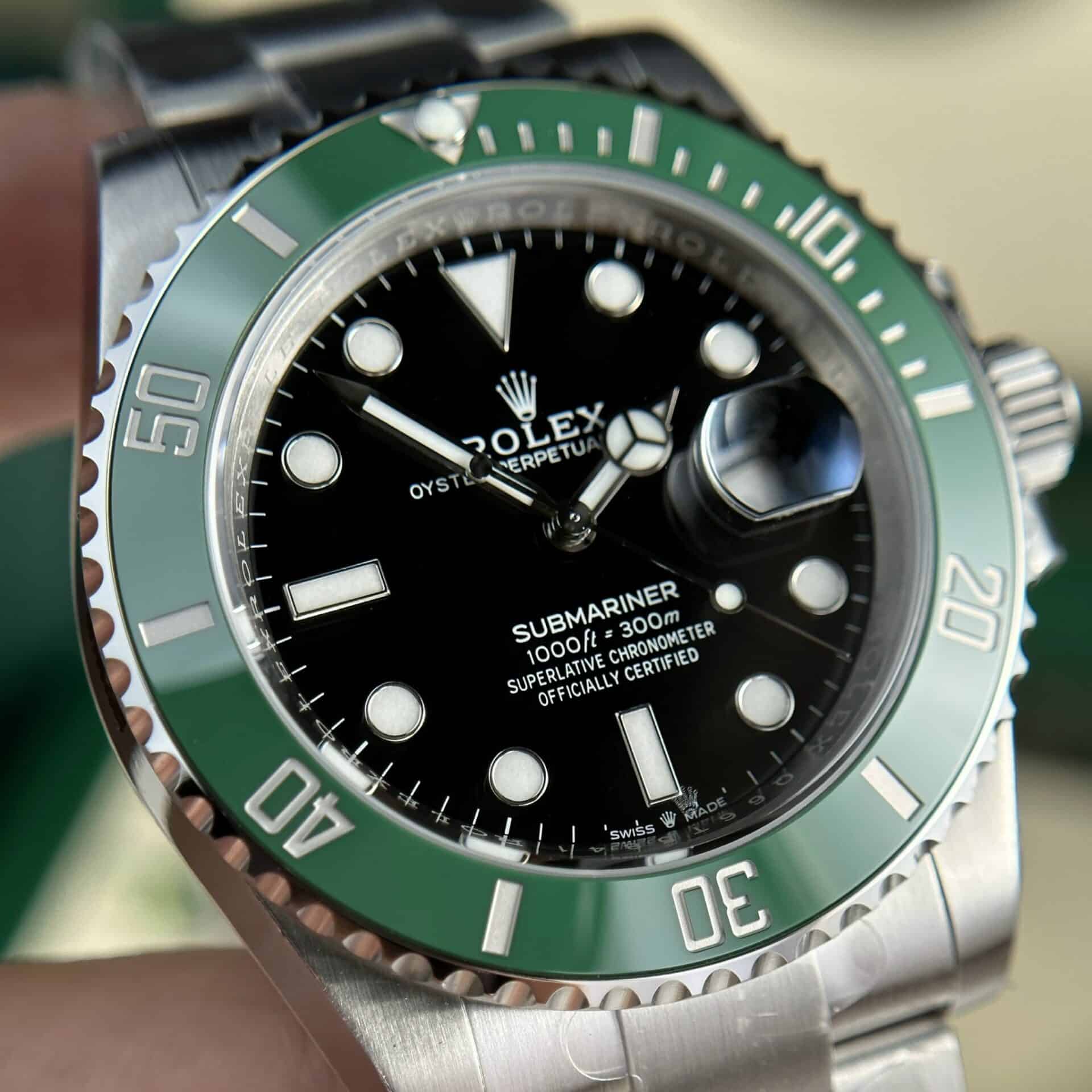 Rolex Submariner Starbuck 126610LV Black Dial Green Ceramic Bezel Best Quality Replica 41mm - Image 4