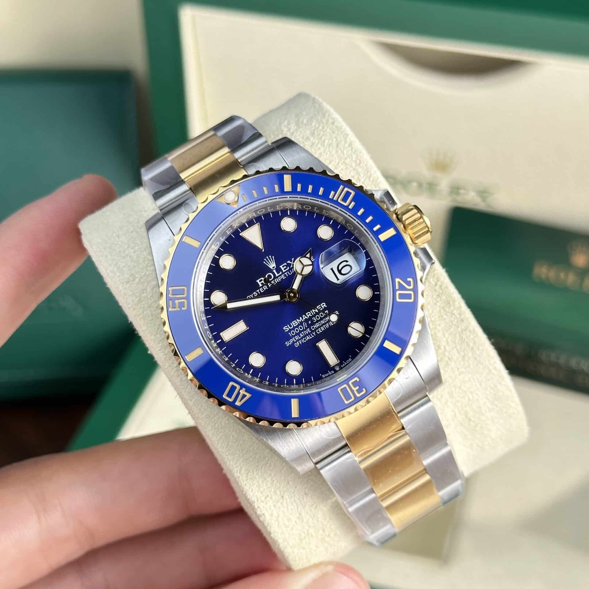 Rolex Submariner Date 126613LB Two Tone Blue Dial VS Factory Top Quality Replica 41mm