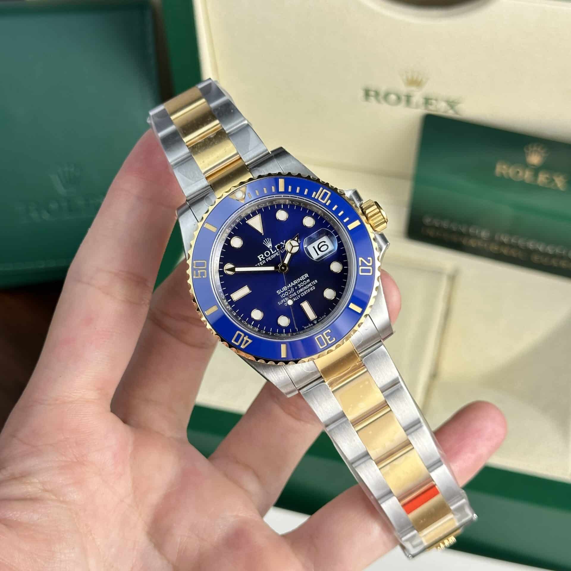 Rolex Submariner Date 126613LB Two Tone Blue Dial VS Factory Top Quality Replica 41mm - Image 3