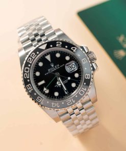 Rolex GMT-Master II 126710GRNR Bruce Wayne Black Grey Ceramic Bezel Jubilee Bracelet Best Replica Clean Factory 40mm