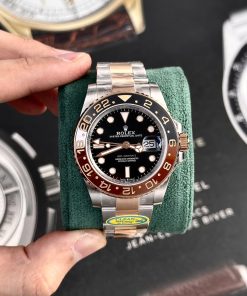 Rolex GMT-Master II Root Beer Two Tone Black Dial Super Clone Clean Factory 40mm